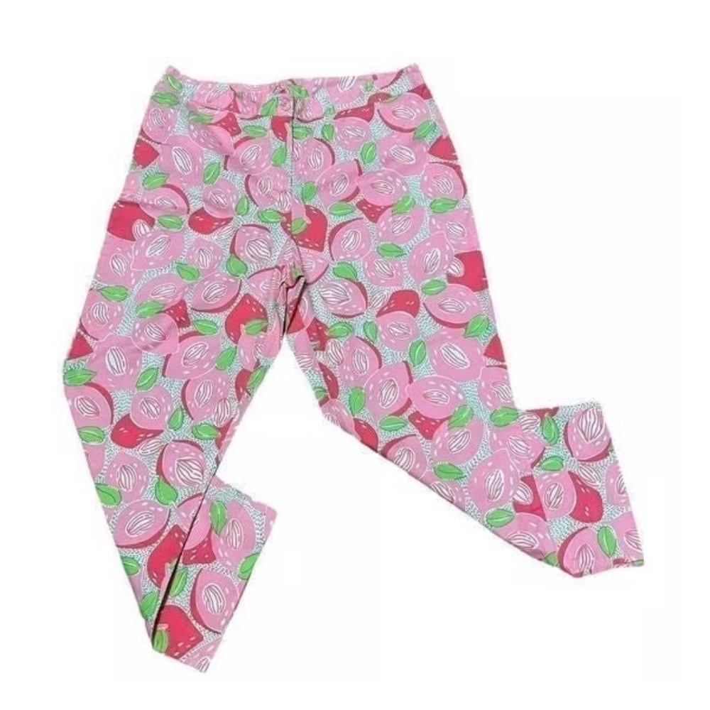 Lilly Pulitzer Vintage 80s  Mango Mama High Waisted Pant Capri - size 8